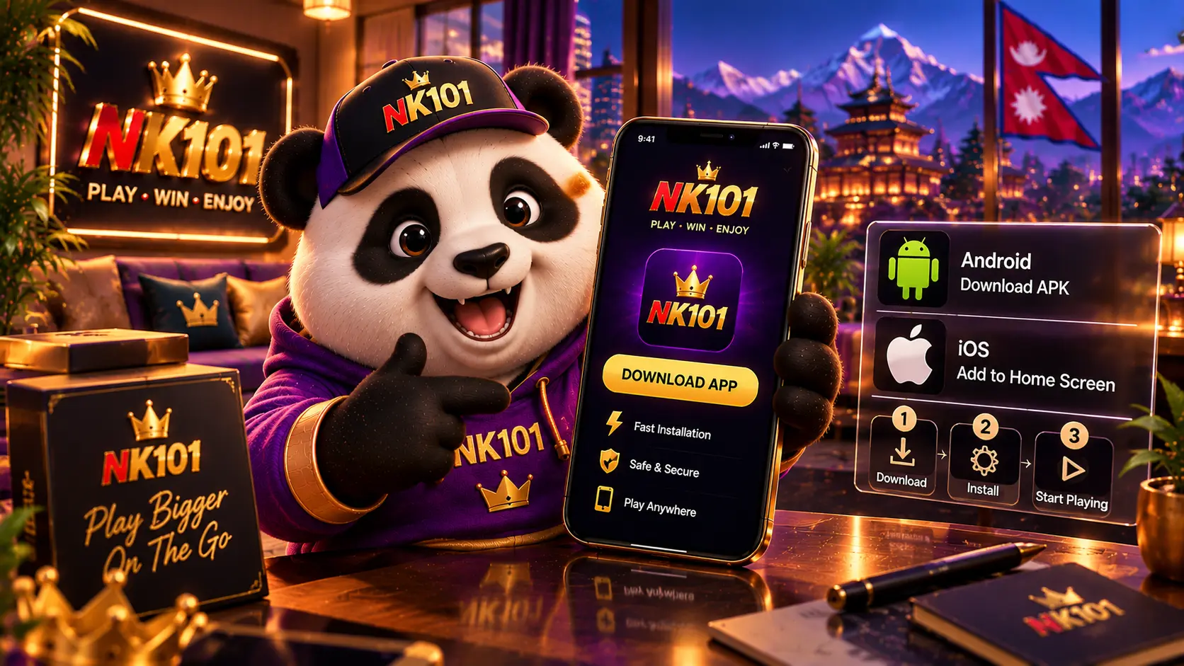 आधिकारिक NK101 APK डाउनलोड पृष्ठ