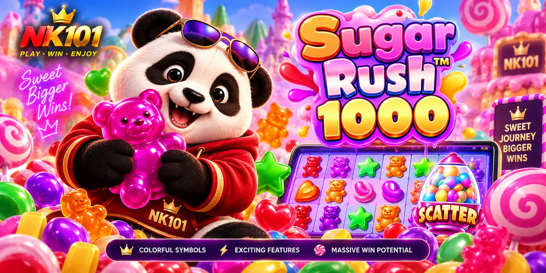 Sugar Rush 1000 को एउटा टम्बल क्रम